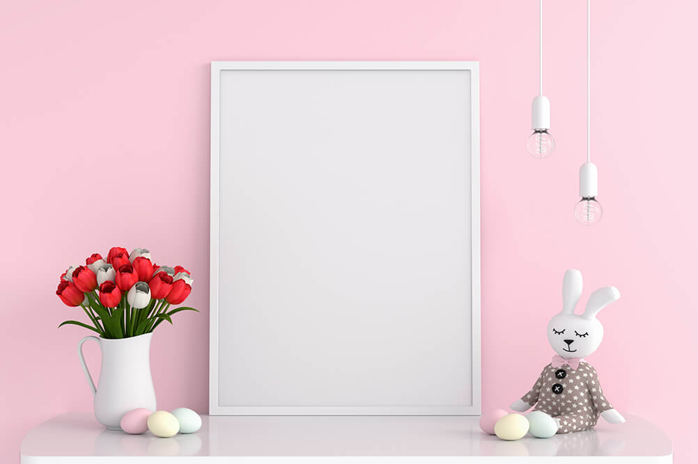 Pink and Rabbit